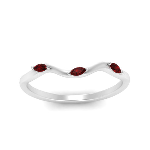 wave-design-marquise-diamond-women-wedding-band-with-ruby-in-white-gold-FD8300BGRUDR-NL-WG