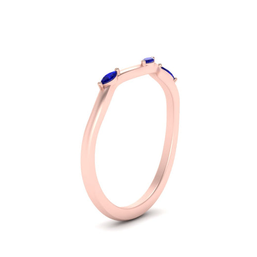 wave-design-marquise-diamond-women-wedding-band-with-sapphire-in-rose-gold-FD8300BGSABL-NL-RG