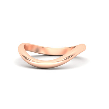 Wave Gold Wedding Band