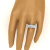 Load image into Gallery viewer, wedding-band-5-stone-diamond-radiant-cut-4-carat-in-white-gold-FD8008RAB-4.00CT-NL-WG.jpg