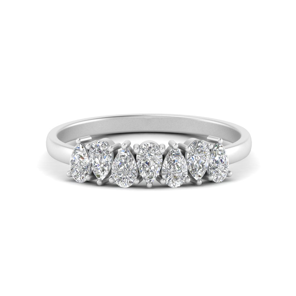 Wedding Band Diamond Teardrop 0.70 Carat