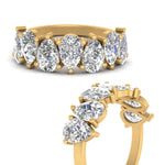 Load image into Gallery viewer, Wedding Band Teardrop Diamond 2.75 Carat
