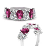 Load image into Gallery viewer, Wedding Band Teardrop Diamond 3.50 Carat
