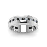 Load image into Gallery viewer, Mens Channel Set Wedding Ring
