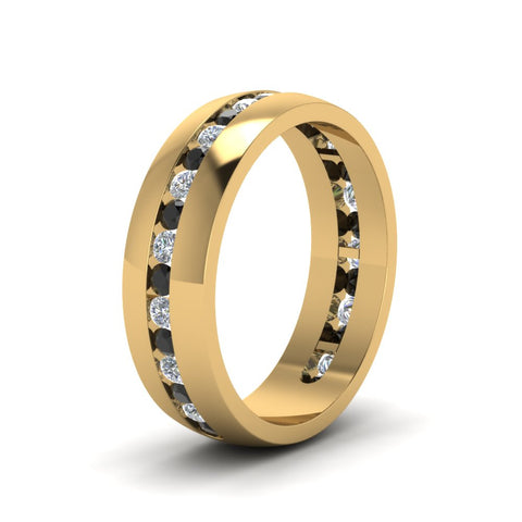 Mens Channel Set Wedding Ring