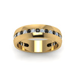 Load image into Gallery viewer, Mens Channel Set Wedding Ring
