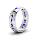 Load image into Gallery viewer, Mens Channel Set Wedding Ring

