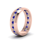 Load image into Gallery viewer, Mens Channel Set Wedding Ring
