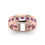 Load image into Gallery viewer, Mens Channel Set Wedding Ring
