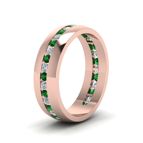 Mens Channel Set Wedding Ring