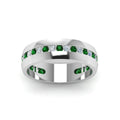 Thumbnail 33 - Mens Channel Set Wedding Ring