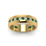 Load image into Gallery viewer, Mens Channel Set Wedding Ring
