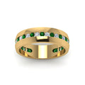 Thumbnail 54 - Mens Channel Set Wedding Ring