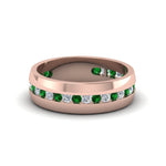 Load image into Gallery viewer, Mens Channel Set Wedding Ring
