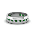 Load image into Gallery viewer, Mens Channel Set Wedding Ring
