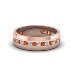 Load image into Gallery viewer, Mens Channel Set Wedding Ring
