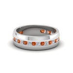 Load image into Gallery viewer, Mens Channel Set Wedding Ring
