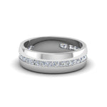 Load image into Gallery viewer, Mens Channel Set Wedding Ring
