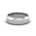 Thumbnail 26 - Mens Channel Set Wedding Ring