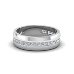 Load image into Gallery viewer, Mens Channel Set Wedding Ring
