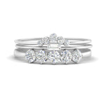Load image into Gallery viewer, wedding-ring-diamond-stack-in-white-gold-FD10138B-NL-WG.jpg
