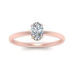 Load image into Gallery viewer, Oval Shaped Thin Setting Hidden Halo Diamond Ring
