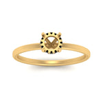 Load image into Gallery viewer, Semi Mount Thin Setting Hidden Halo Ring
