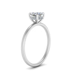 Load image into Gallery viewer, Cushion Cut Thin Setting Hidden Halo Diamond Ring
