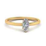 Load image into Gallery viewer, Marquise Cut Thin Setting Hidden Halo Ring
