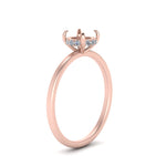 Load image into Gallery viewer, Semi Mount Thin Setting Hidden Halo Ring
