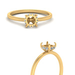 Load image into Gallery viewer, Semi Mount Thin Setting Hidden Halo Ring
