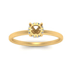 Load image into Gallery viewer, Semi Mount Thin Setting Hidden Halo Ring

