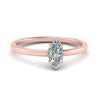 Load image into Gallery viewer, Marquise Cut Thin Setting Hidden Halo Diamond Ring