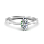 Load image into Gallery viewer, Marquise Cut Thin Setting Hidden Halo Ring
