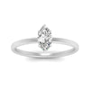 Load image into Gallery viewer, Marquise Cut Thin Setting Hidden Halo Diamond Ring