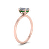 Load image into Gallery viewer, Radiant Cut Lab Grown Hidden Halo Engagement Ring
