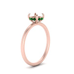 Load image into Gallery viewer, Semi Mount Thin Setting Hidden Halo Ring
