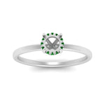 Load image into Gallery viewer, Semi Mount Thin Setting Hidden Halo Ring
