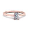 Load image into Gallery viewer, Radiant Cut Lab Grown Hidden Halo Engagement Ring