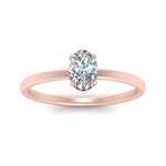 Load image into Gallery viewer, Oval Shaped Thin Setting Hidden Halo Diamond Ring
