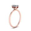 Load image into Gallery viewer, Radiant Cut Lab Grown Hidden Halo Engagement Ring