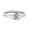 Load image into Gallery viewer, Radiant Cut Lab Grown Hidden Halo Engagement Ring