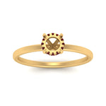 Load image into Gallery viewer, Semi Mount Thin Setting Hidden Halo Ring
