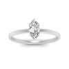 Load image into Gallery viewer, Marquise Cut Thin Setting Hidden Halo Diamond Ring