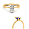 Load image into Gallery viewer, Marquise Cut Thin Setting Hidden Halo Diamond Ring