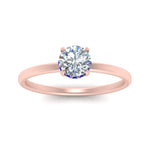 Load image into Gallery viewer, Round Cut Thin Setting Hidden Halo Diamond Ring
