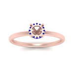 Load image into Gallery viewer, Semi Mount Thin Setting Hidden Halo Ring
