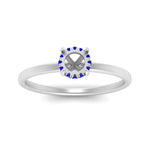 Load image into Gallery viewer, Semi Mount Thin Setting Hidden Halo Ring
