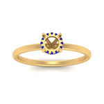 Load image into Gallery viewer, Semi Mount Thin Setting Hidden Halo Ring
