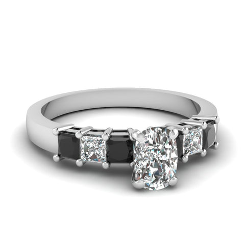 white-gold-cushion-white-diamond-engagement-wedding-ring-with-black-diamond-in-prong-set-FDENS1027CURGBLACK-NL-WG